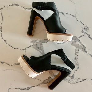 Roberto Durville Paris Leather Platform